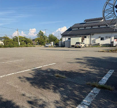 大型バス対応の駐車場